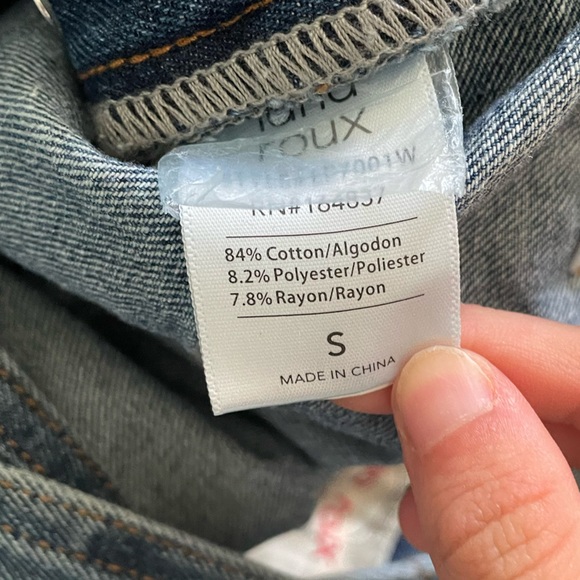 Lana roux  jean overalls - Picture 4 of 4